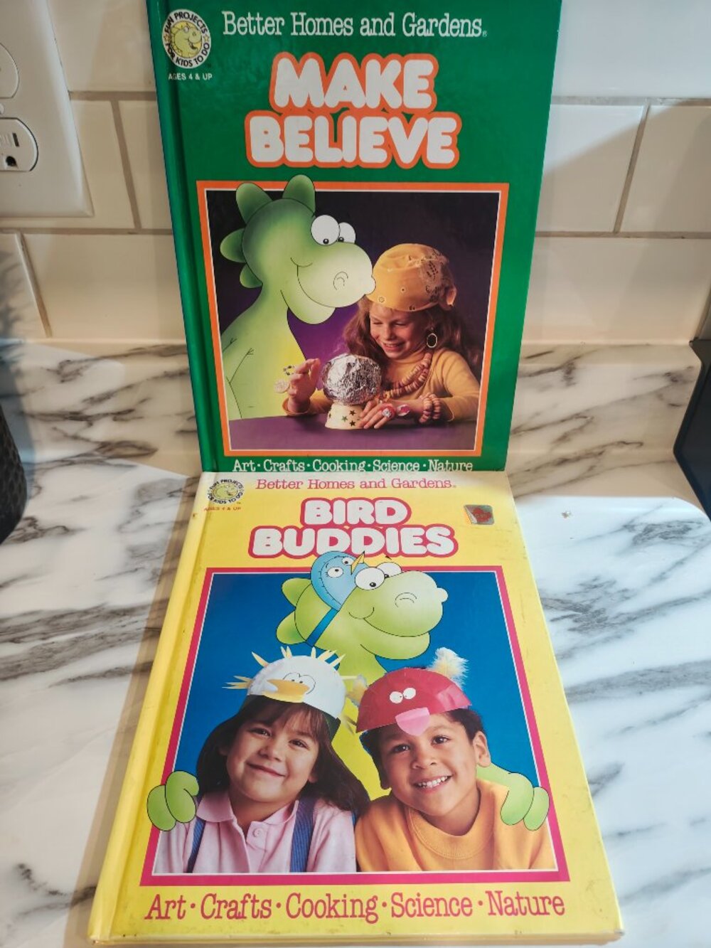 Vintage 1989 Max the Dragon Books Set of 2 Better Homes and Gardens Make Believe